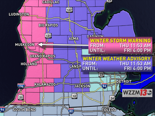 I am in Muskegon. It is a blessing being this close to the lake in the Summer, and a curse in the Winter. 